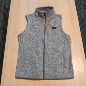 Patagonia Better Sweater Women's Vest S Small Birch White *Logo